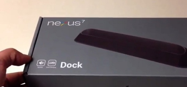 Nexus 7 audio dock on Youtube