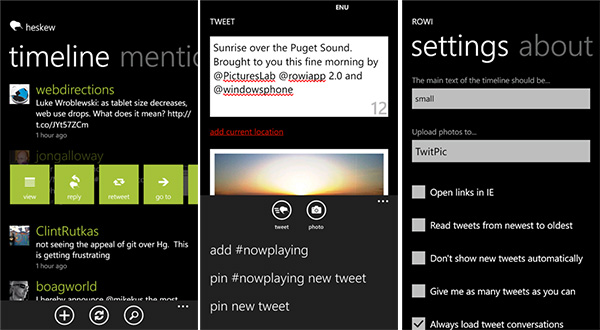Rowi updated for Windows Phone 8