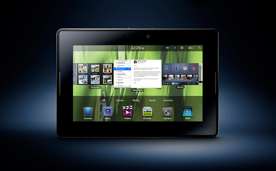 96.5 percent of BlackBerry PlayBook users relying on the latest OS build