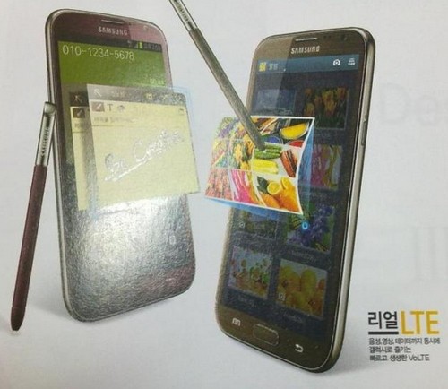 Galaxy Note 2 in two new colors -Garnet Red and Amber Brown