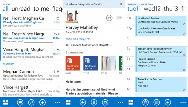 Outlook Web App for iPhone and iPad