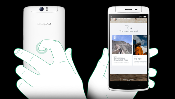 Oppo N1 provides the unique feature O-Touch