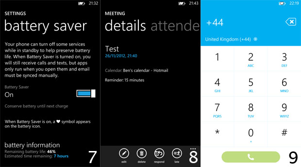 Battery life extension with the saver feature in Windows Phone 8