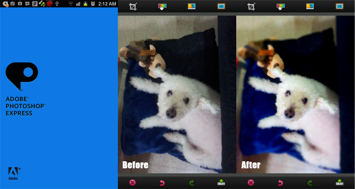 adobe photoshop express android app
