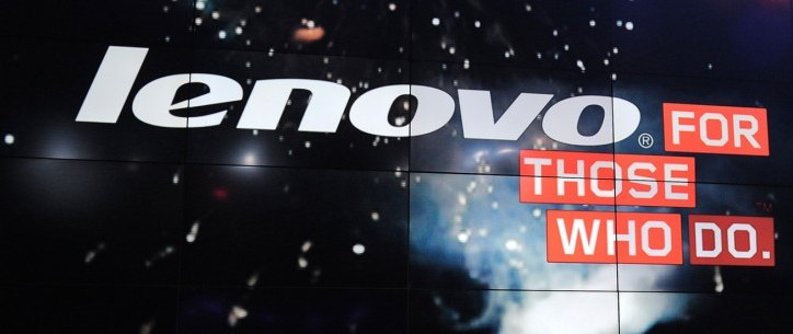 Lenovo logo and slogan