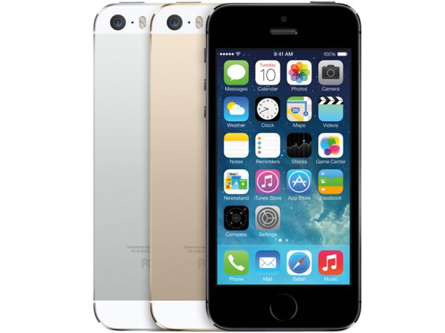 Apple iPhone 5S is equipped with 4-inch display and comes in three colors