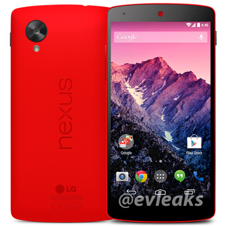 Red Nexus 5 spotted in a leak with press images