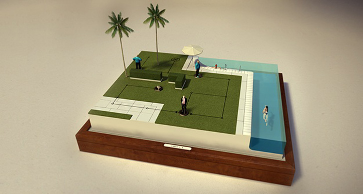 hitman go for mobile devices